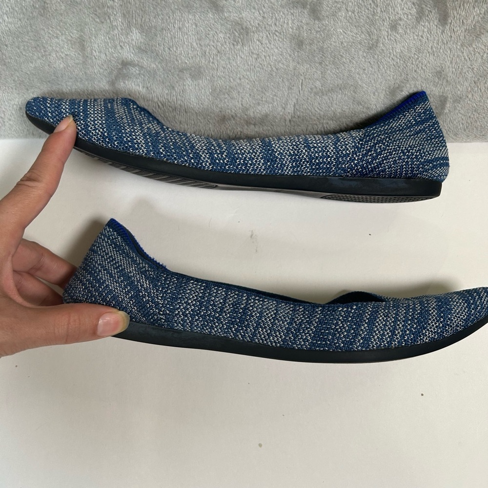 Rothy’s the point indigo heather flats - Picture 5 of 11